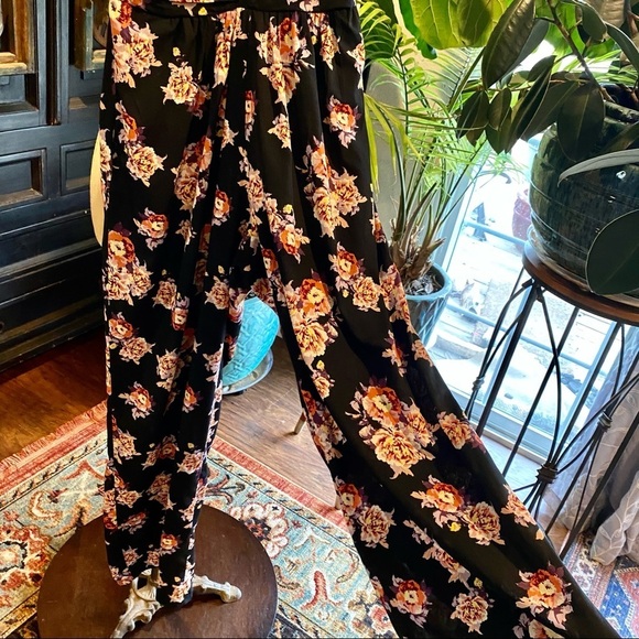 Revolve Floral Wide Leg Strapless Jumpsuit - Picture 6 of 14